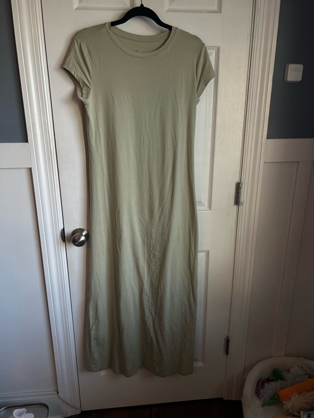 a new day Sage Green Short Sleeve Maxi Dress